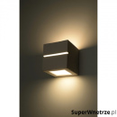 Kinkiet 15x15x15cm Sollux Lighting Leo line biały