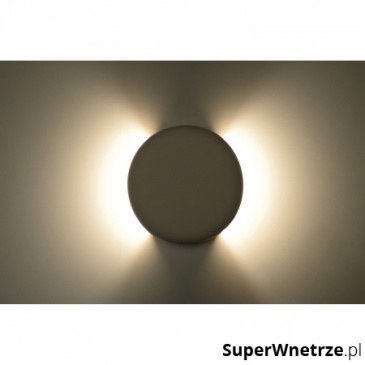 Kinkiet ceramiczny Onda 24cm Sollux Lighting biały