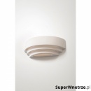 Kinkiet ceramiczny Trisol 37x12cm Sollux Lighting biały