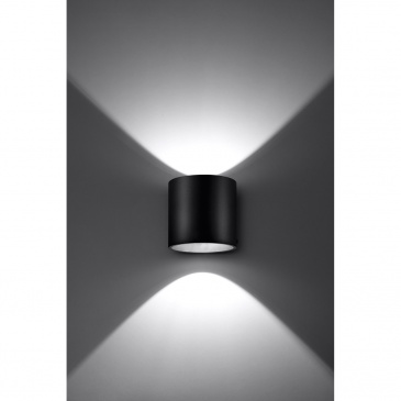 Kinkiet 10x12cm Sollux Lighting Orbis czarny