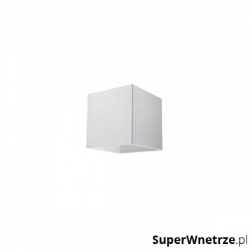 Kinkiet 10x12cm Sollux Lighting Quad Biały