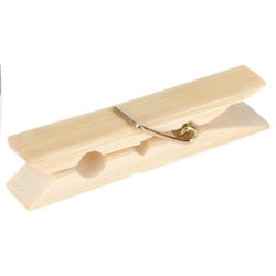 Klamerki drewniane bambusowe na pranie spinacze żabki na ubrania bieliznę zestaw 60 sztuk