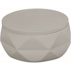 Kleine wolke crackle jar pojemnik łazienkowy na waciki/patyczki szary