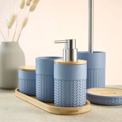 Kleine wolke dash szczotka toaletowa ze stojakiem iceblue niebieski