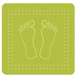 Kleine wolke foot mata bezpieczeństwa pod prysznic zielona 55x 55 cm naturalny kauczuk Kleine wolke foot mata bezpieczeństwa pod prysznic zielona 55x 55 cm naturalny kauczuk