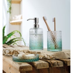 Kleine wolke melua szczotka wc ze stojakiem zielony Kleine wolke melua szczotka wc ze stojakiem zielony