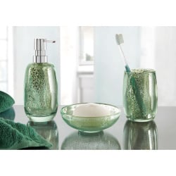 Kleine wolke mercury szczotka wc ze stojakiem zielony / złoty