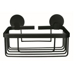 Kleine wolke rocco kosz prostokątny czarny bez wiercenia