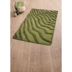 Kleine wolke terrace dywanik łazienkowy dill zielony 70x120 cm gęste runo