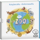 Kolorowanka-harmonijka "dzień w zoo" książeczka dla dzieci