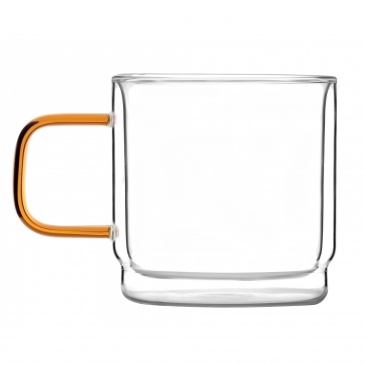Komplet 2 szklanek z podwójną ścianką amber 320 ml 8586