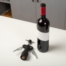 Korkociąg czarny do otwierania butelek, korków wina