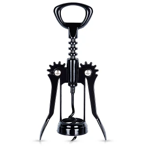 Korkociąg do wina metalowy czarny 16 cm Korkociąg do wina metalowy czarny 16 cm