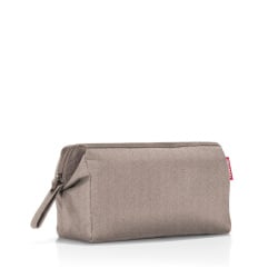 Kosmetyczka TRAVELCOSMETIC, herringbone mokka