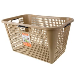 Kosz na pranie 65L Beż ^/OD7998