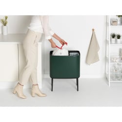 Kosz na śmieci kuchenny Touch Bin Bo 11L+23L zielony Pine 304187