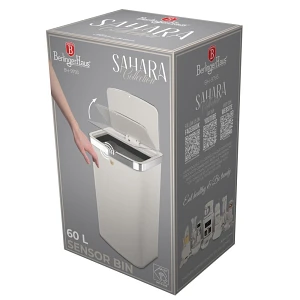 Kosz na śmieci sensoryczny o pojemności 60l Sahara BerlingerHaus BH-9793 Kosz na śmieci sensoryczny o pojemności 60l Sahara BerlingerHaus BH-9793