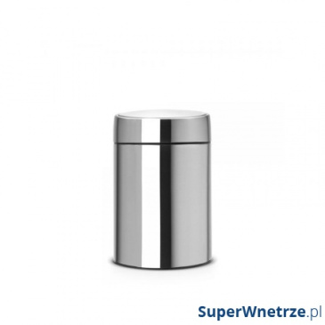 Kosz 5l Brabantia Slide Bin De Luxe srebrny