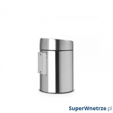 Kosz 5l Brabantia Slide Bin De Luxe srebrny