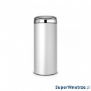 Kosz Touch Bin 30L  Brabantia metaliczny szary