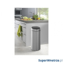 Kosz Touch Bin ze stali matowej FPP 30L Brabantia srebrny