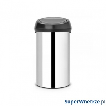 Kosz 60l Brabantia Touch Bin srebrny