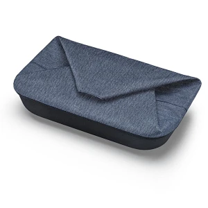 Koszyk SHOPPINHBASKET,  herringbone dark blue