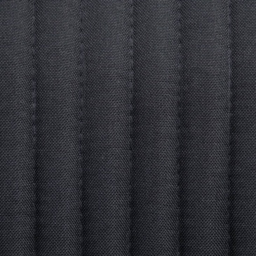 Krzesła do salonu 6 szt. czarne tapicerowane tkaniną