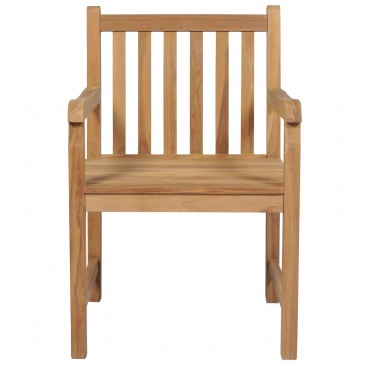 Krzesła ogrodowe, 6 szt., z poduszkami w liście, drewno tekowe