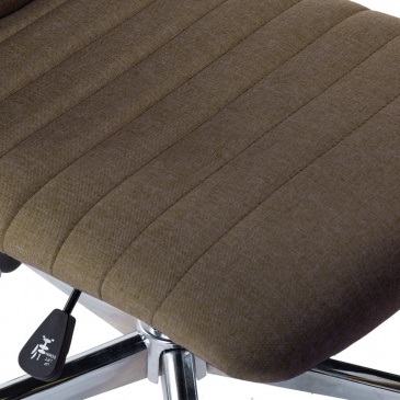 Krzesła stołowe, 2 szt., brązowe, tapicerowane tkaniną