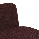Krzesła do kuchni 4 szt. czerwone wino tapicerowane tkaniną