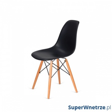 Krzesło DSW Wood King Home antracytowe