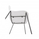 Krzesło barowe Kokoon Design Ziggy Mini białe