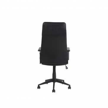 Krzesło biurowe czarne/brązowe regulowana wysokość DELUXE