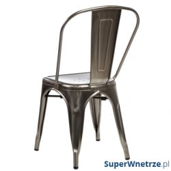 Krzesło D2 Paris w kolorze metalu 