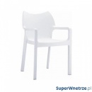 Krzesło Dionisio White Arm chair