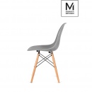 Krzesło DSW Modesto Design szare-podstawa bukowa