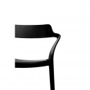 Krzesło gloria czarne - polipropylen