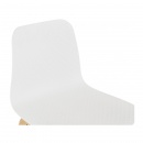 Krzesło Kokoon Design Monark białe nogi naturalne