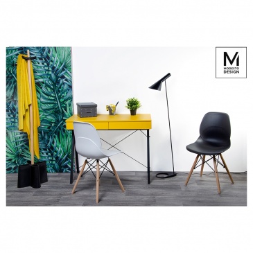 Krzesło Leaf Wood Modesto Design czarne-drewno bukowe