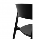 Krzesło nikon czarne - polipropylen