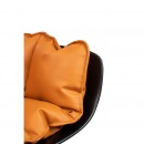 Krzesło obrotowe shiba brązowe / czarne