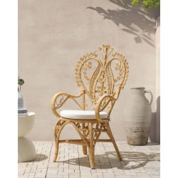 Krzesło ogrodowe carrara rattan naturalny