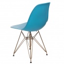 Krzesło P016 PP Gold ocean blue