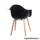 Krzesło P018 Basic czarne outlet 