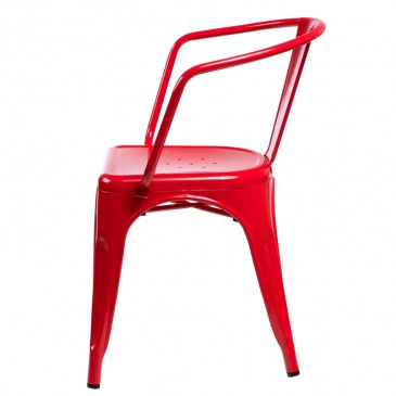 Krzesło D2 Paris Arms czerwone