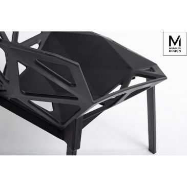 Krzesło Split Mat Modesto Design czarne