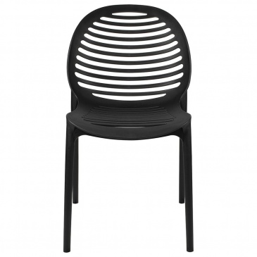 Krzesło sunny czarne - polipropylen