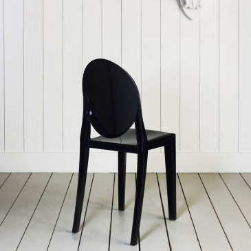 Krzesło Victoria King Home Czarne