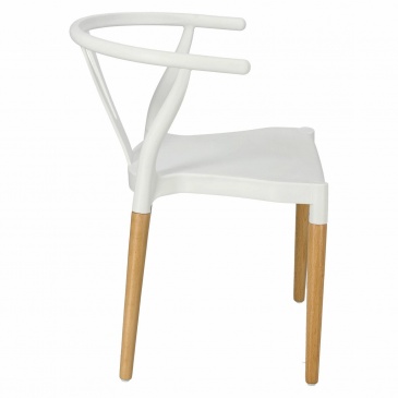 Krzesło Wicker PP Simplet białe